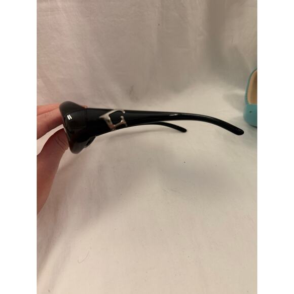 Furla Empire Black Oval Sunglasses GS - Picture 6 of 8